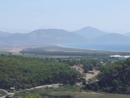 Mit Vollem Meerblick Zum Verkauf In Sarigerme, Grundstücke Zum Verkauf