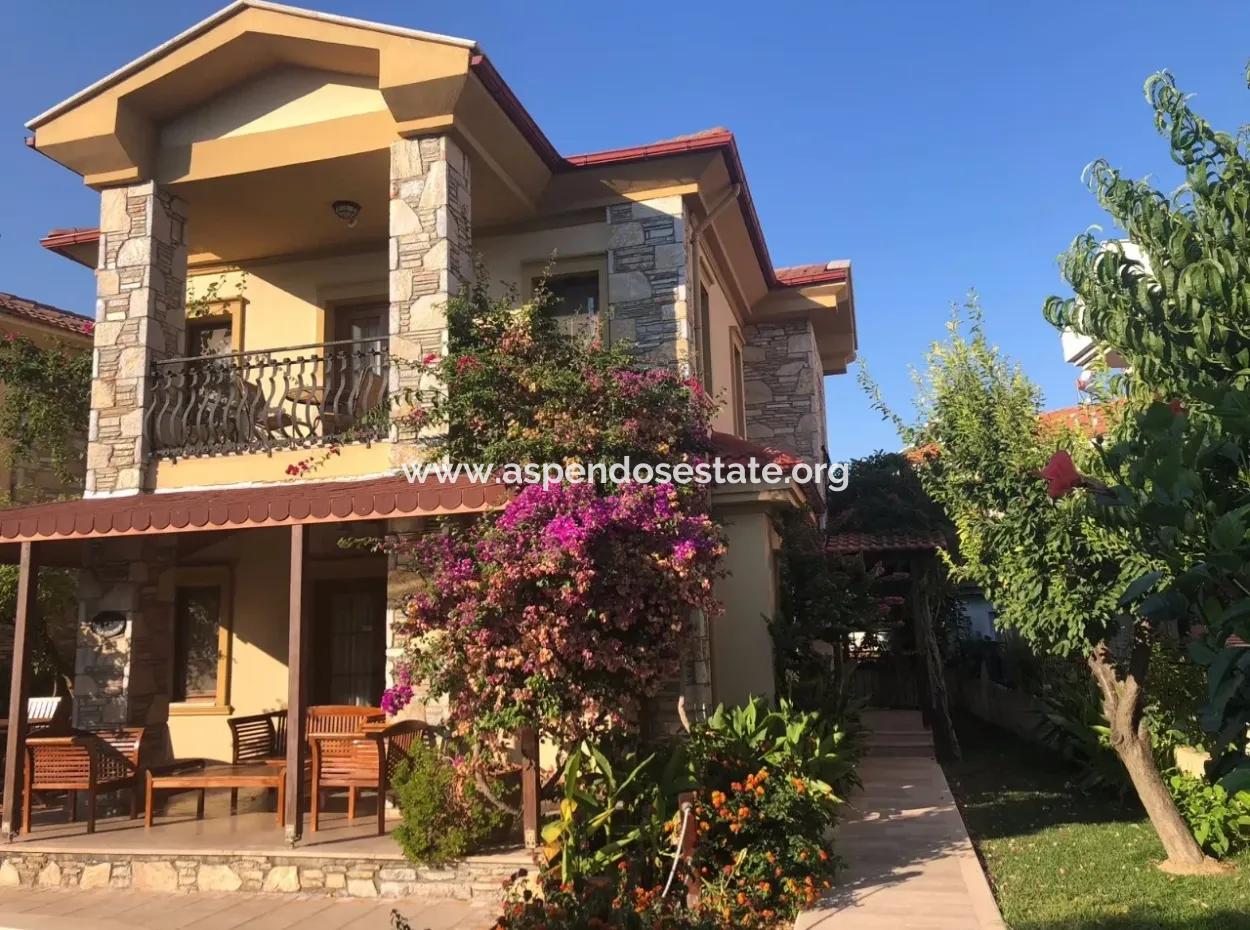 Dalyan Satılık Villa Dalyan Merkezde Lüks 3+1 Satılık Villa