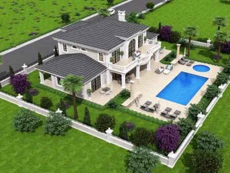 Zeytinalanda Satılık Lüks Villa Köyceğiz Zeytınalanda 6800M2 Arsa Full Göl Manzaralı Satılık Villa